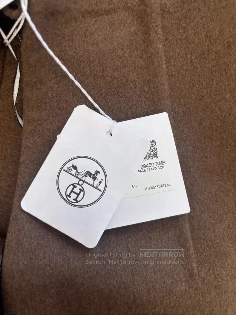Hermes Hermes Ladies' Zippered Worsted Wool Straight Trousers Size 42" / US 20 - 4 Thumbnail