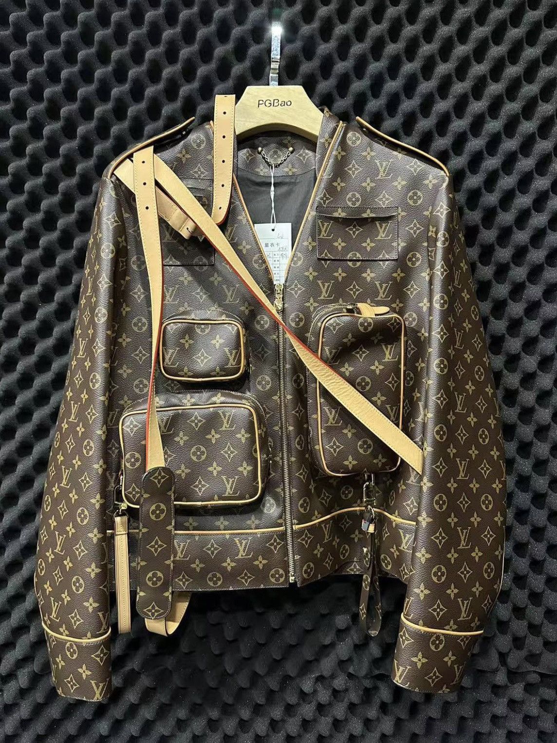 Louis Vuitton Ebene Monogram Canvas Admiral Jacket Gold Hardware Size US S / EU 44-46 / 1 - 5 Thumbnail