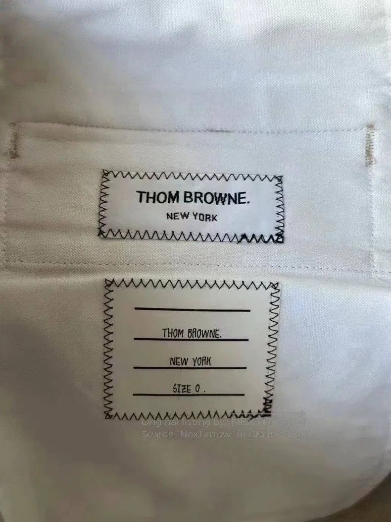 Thom Browne Thom Browne size 0 Wool Striped Trousers Size US 29 - 5 Thumbnail