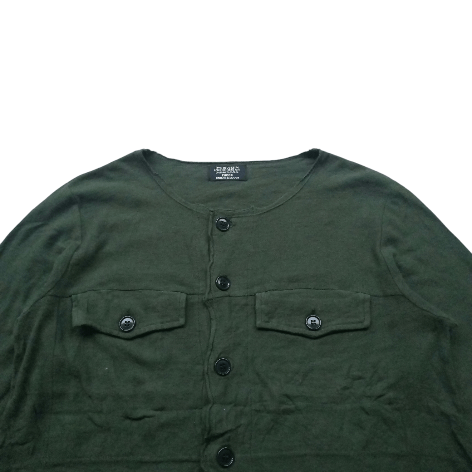 CABANE de ZUCCa Cabane De Zucca - Og107 Collar Long Sleeve Shirt Size M / US 6-8 / IT 42-44 - 2 Thumbnail