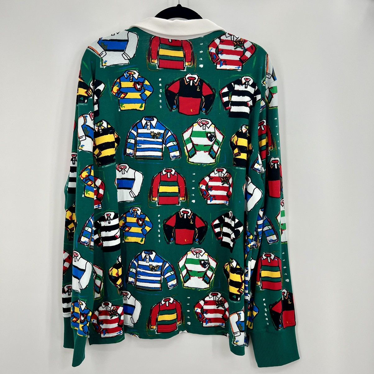 Rowing Blazers Rowing Blazers Target Ugly Sweater Polo Long Sleeve Pullover Size US XL / EU 56 / 4 - 5 Thumbnail