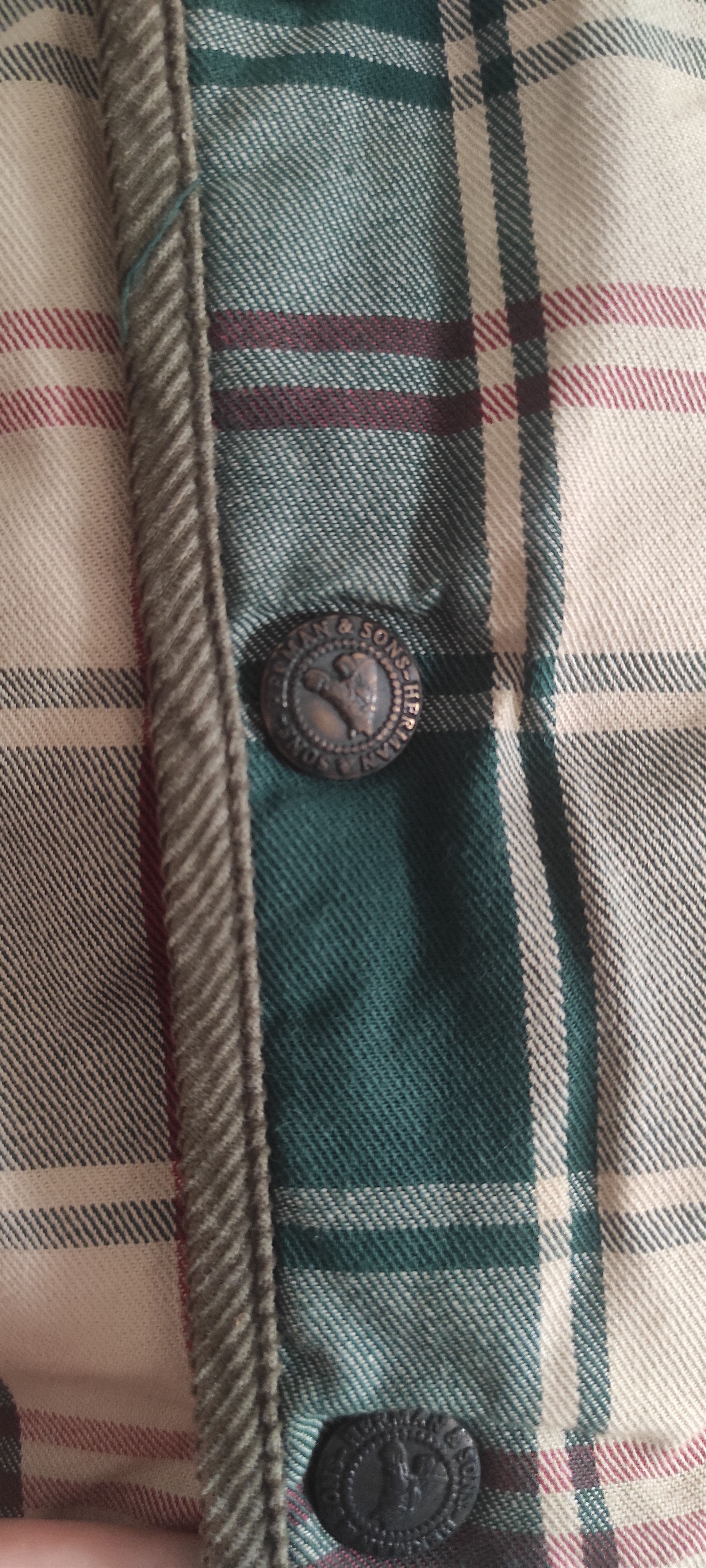 Vintage Herman & Sons Reversible Quilted Lining Plaid Mens Vest L Size US L / EU 52-54 / 3 - 19 Thumbnail