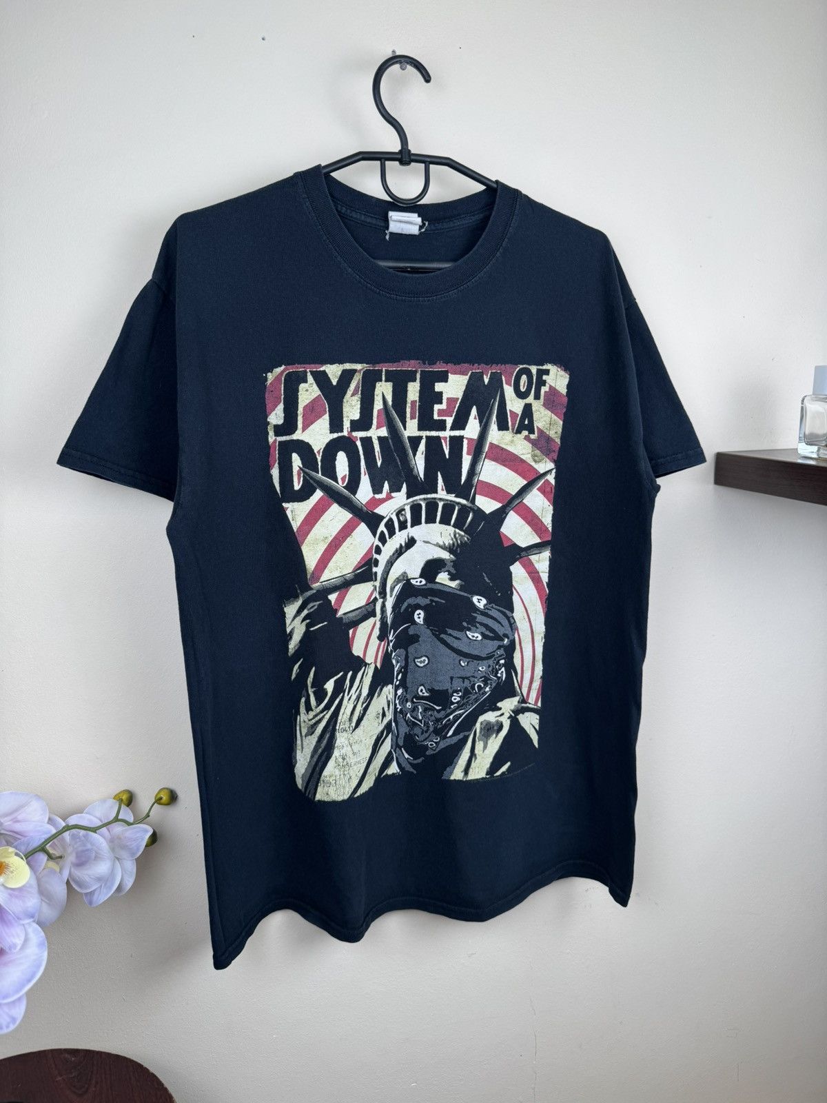 Other Vintage System of a Down T shirt 2017 Black Sz L Rock Black Size US L / EU 52-54 / 3 - 6 Thumbnail