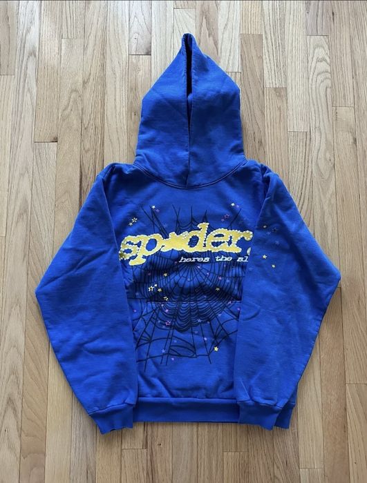 Spider Worldwide Sp5der TC Hoodie Blue Spider Worldwide Size (M) *BRAND NEW*