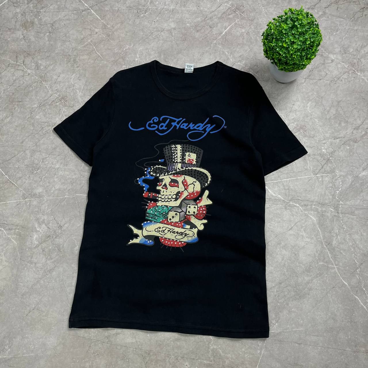 Japanese Brand Vintage Big Ed Hardy T-Shirt Y2K Japan Hysterical Style Size US L / EU 52-54 / 3 - 2 Thumbnail