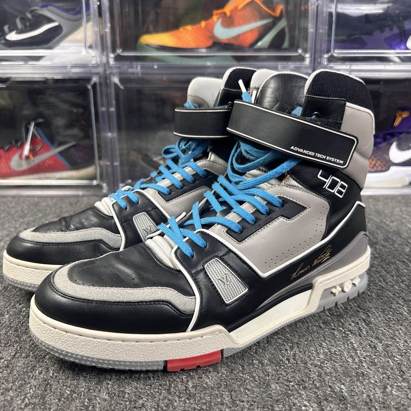 Louis Vuitton Louis Vuitton Trainer High-Top Fashion Sneakers 0079 Size US 10.5 / EU 43-44 - 1 Thumbnail