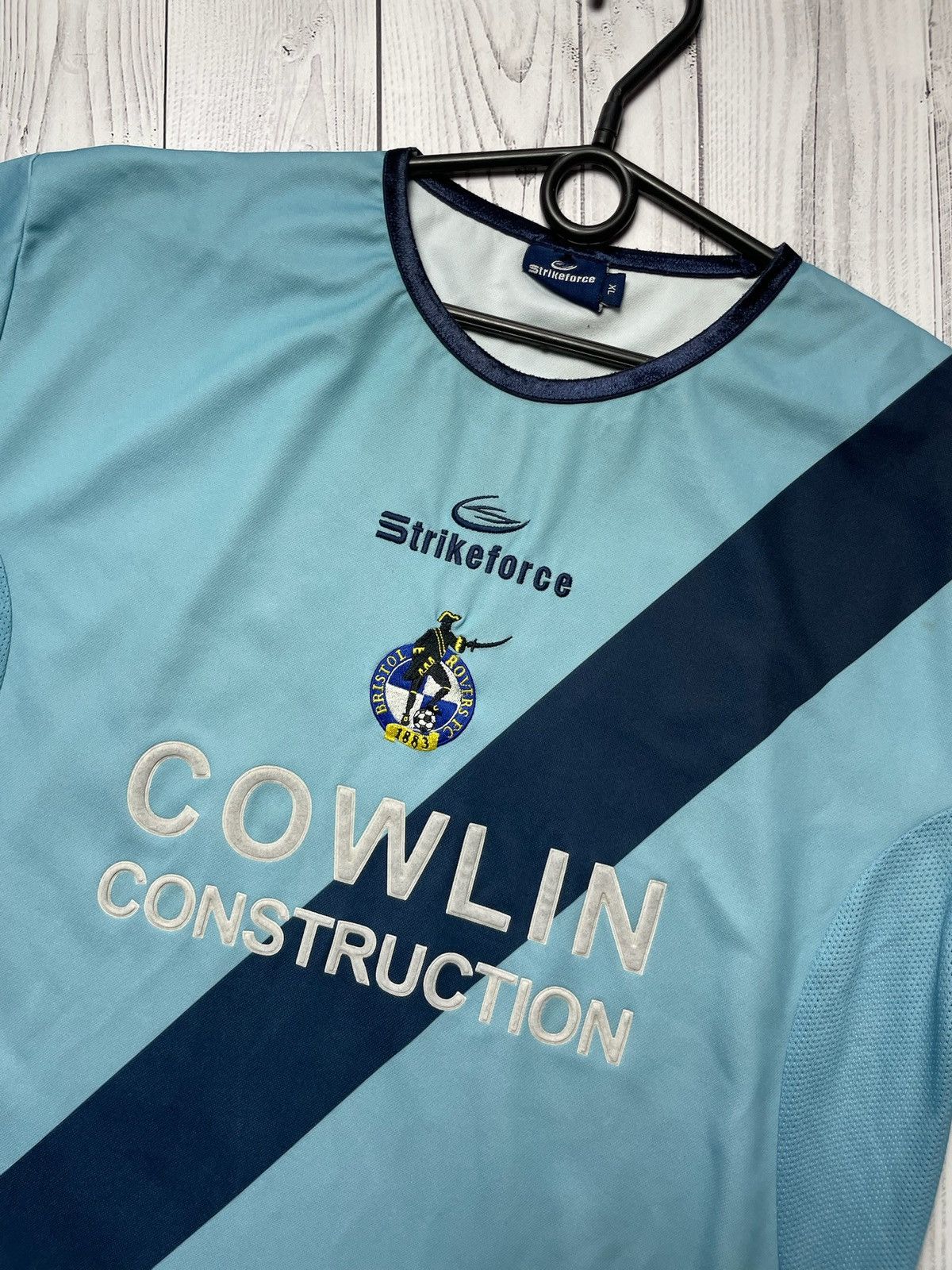 Vintage Vintage Bristol Rovers FC soccer jersey blue rare size XL Size US XL / EU 56 / 4 - 2 Thumbnail