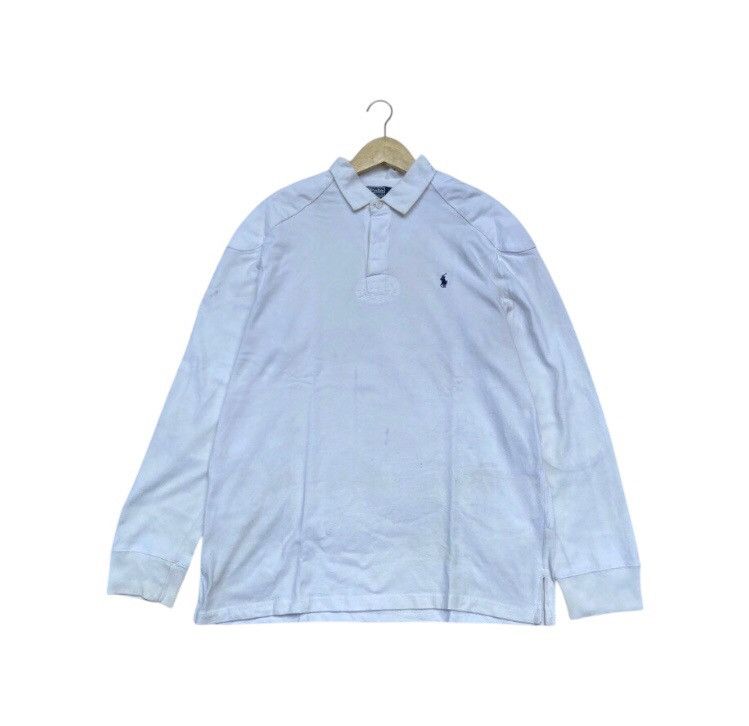 Polo Ralph Lauren White Rugby Polos Vintage