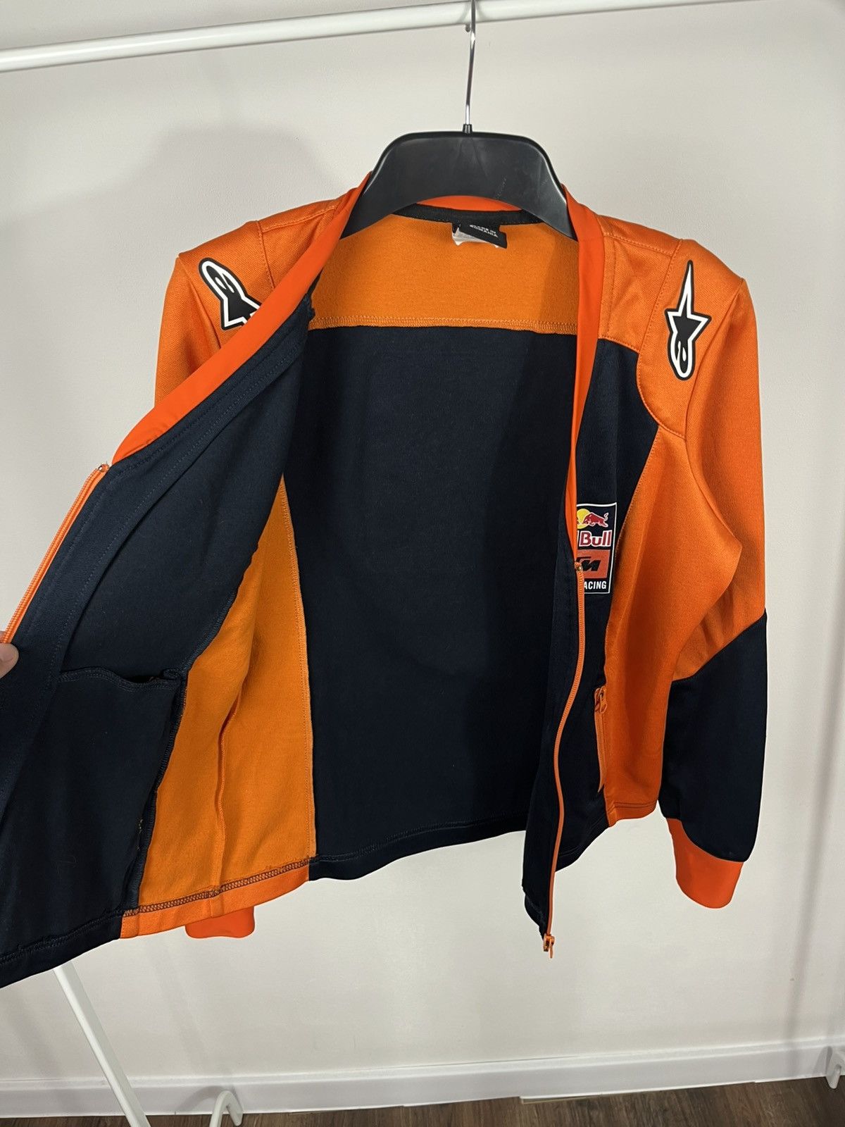Alpinestars Alpinestars Red Bull KTM Racing Zip-Up Jacket Orange Navy Size US M / EU 48-50 / 2 - 9 Thumbnail