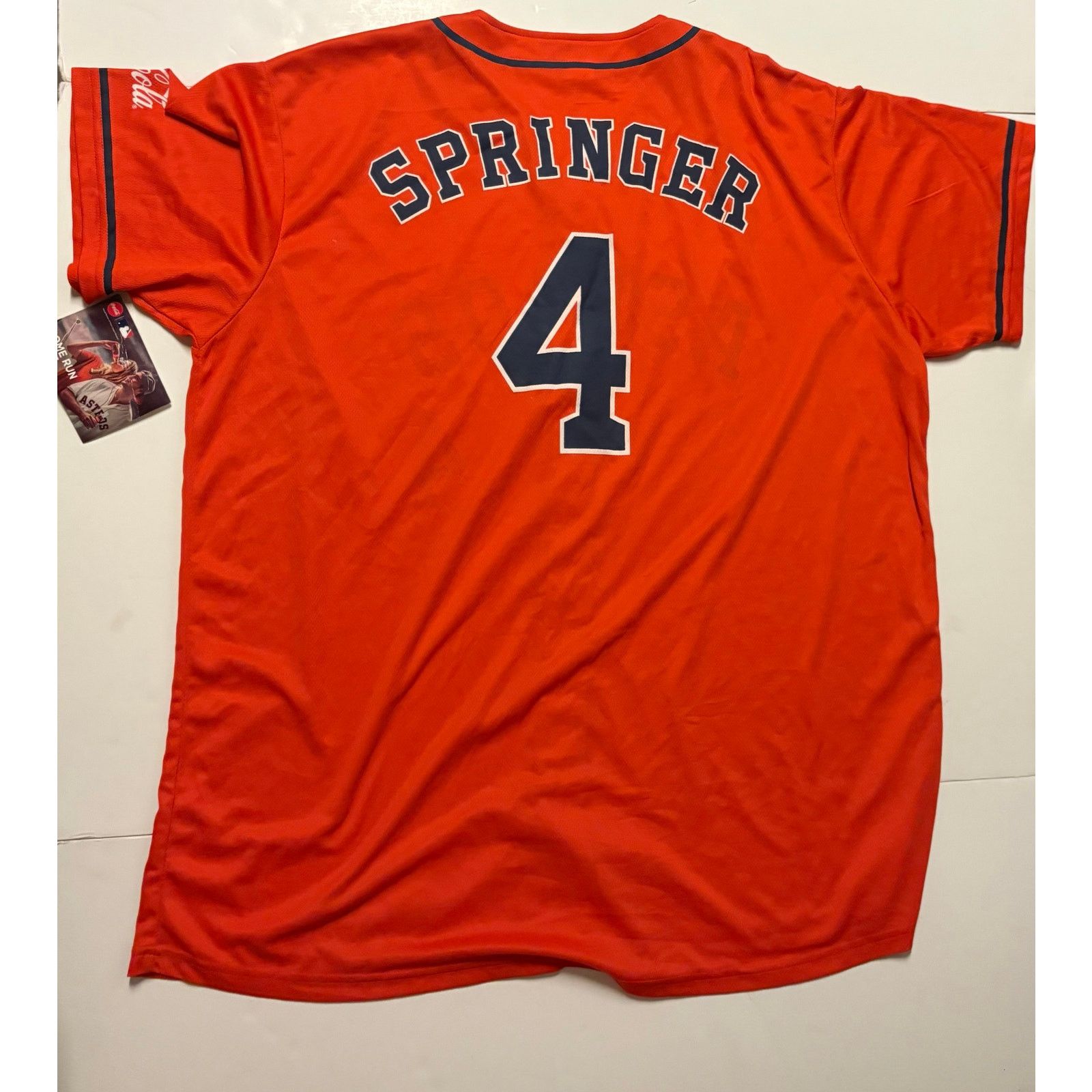 MLB Astros MLB jersey Springer adult XL orange NWT Size US XL / EU 56 / 4 - 4 Thumbnail