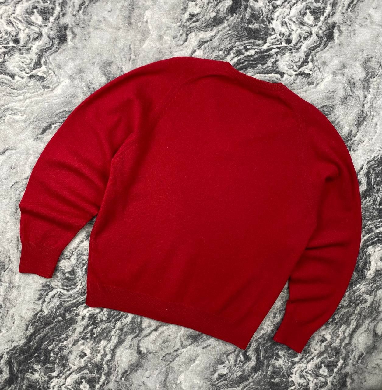 Burberry Vintage Burberrys 90s Wool Knit V Neck Sweater Men Size 44 Size US XXL / EU 58 / 5 - 7 Thumbnail