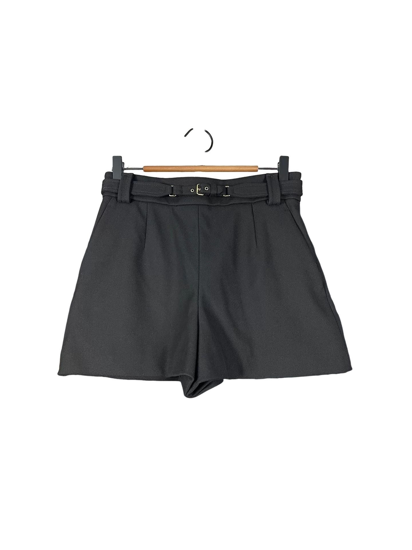 RED Valentino Red Valentino Black Belted Shorts Size 40 Size 27" / US 4 / IT 40 - 1 Thumbnail