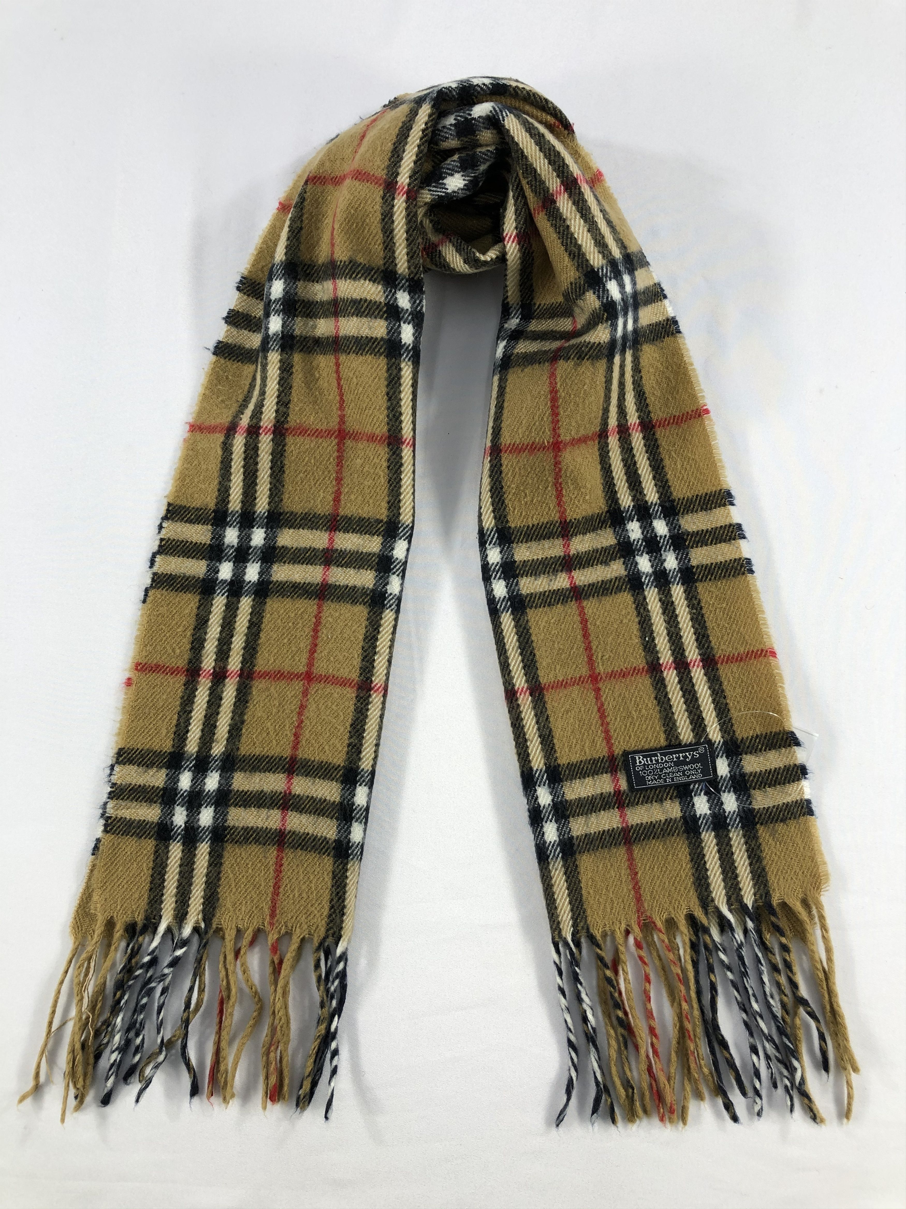 Burberry Vintage Burberry Scarf/Muffler/Neckwear MF1796 Size ONE SIZE - 1 Thumbnail