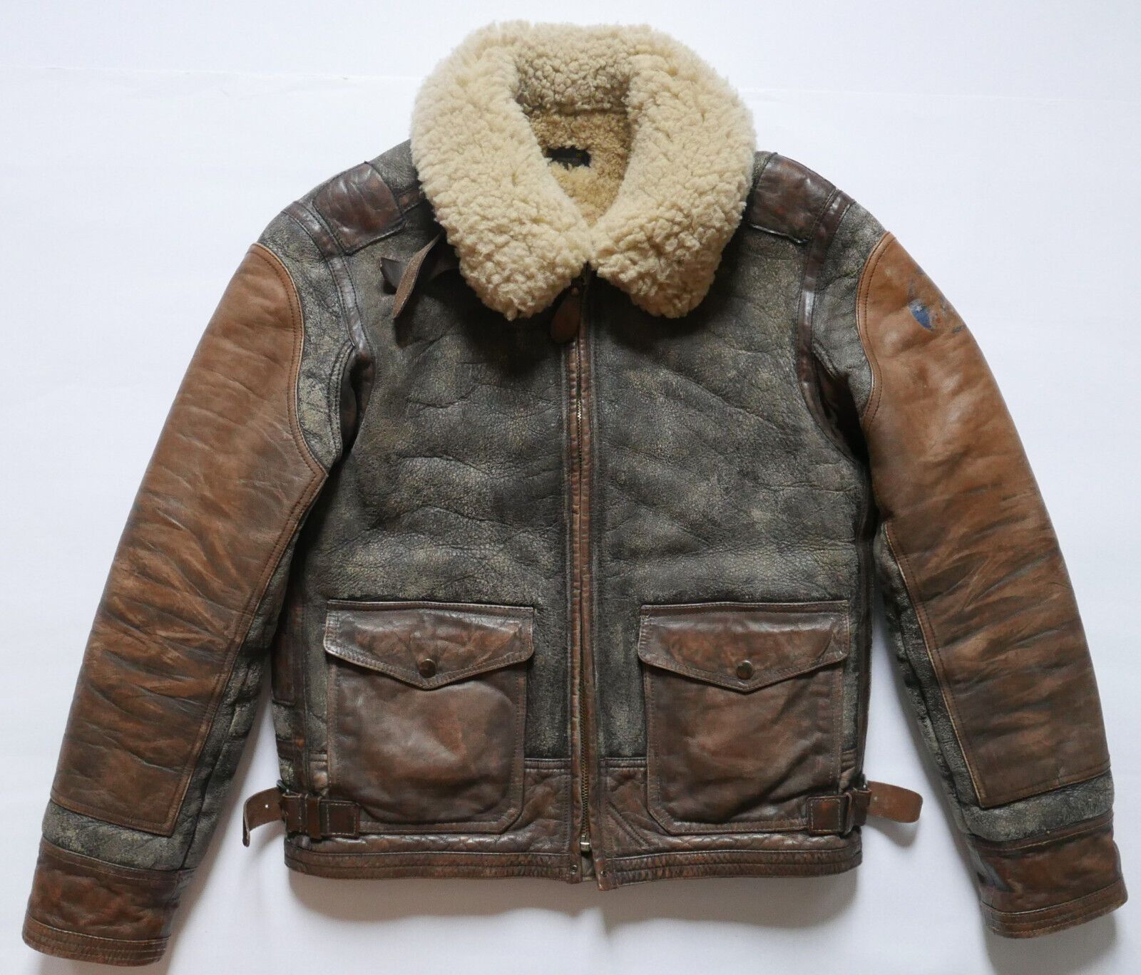 Polo Ralph Lauren Polo Ralph Lauren Jacket Shearling Leather Brown Aviator M Size US M / EU 48-50 / 2 - 1 Thumbnail