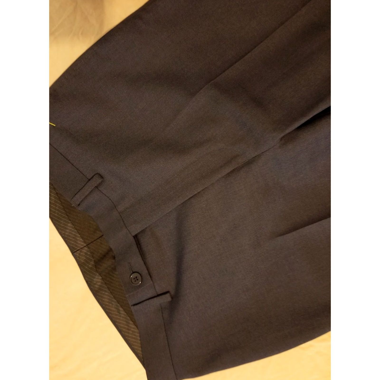 Calvin Klein Mens Calvin Klein Pants 32x32 Navy Blue Slack Chino Khaki Trouser Size US 32 / EU 48 - 3 Thumbnail
