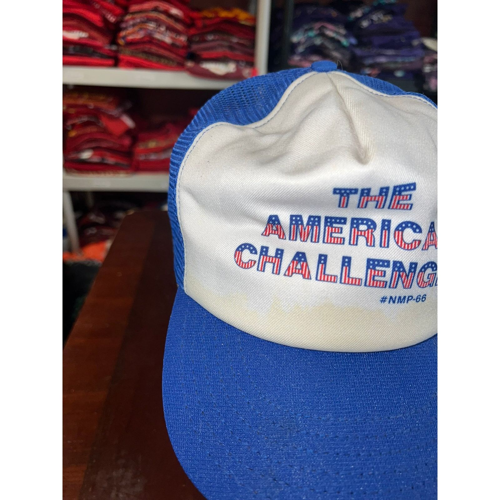 Vintage Vintage The American Challenger Hat Cap Snap Back Mens USA Size ONE SIZE - 3 Thumbnail