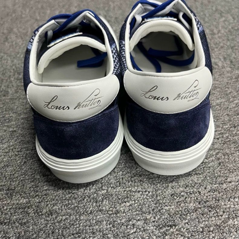 Louis Vuitton Louis Vuitton Blue Low Top Casual Sneakers-2506 Size US 5 / EU 37 - 3 Thumbnail