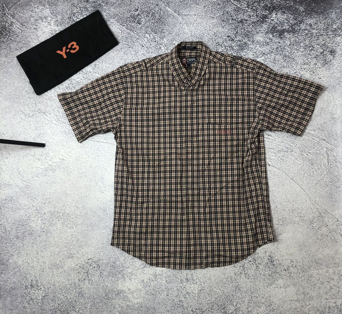 Chaps Ralph Lauren Rare shirt Chaps Polo Ralph Lauren size L y2k drill usa ykk Size US L / EU 52-54 / 3 - 1 Thumbnail