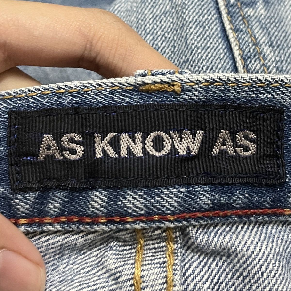 Japanese Brand Rare Design Vintage Brand As Know As Patchwork Jeans 2000s Size US 33 - 9 Thumbnail