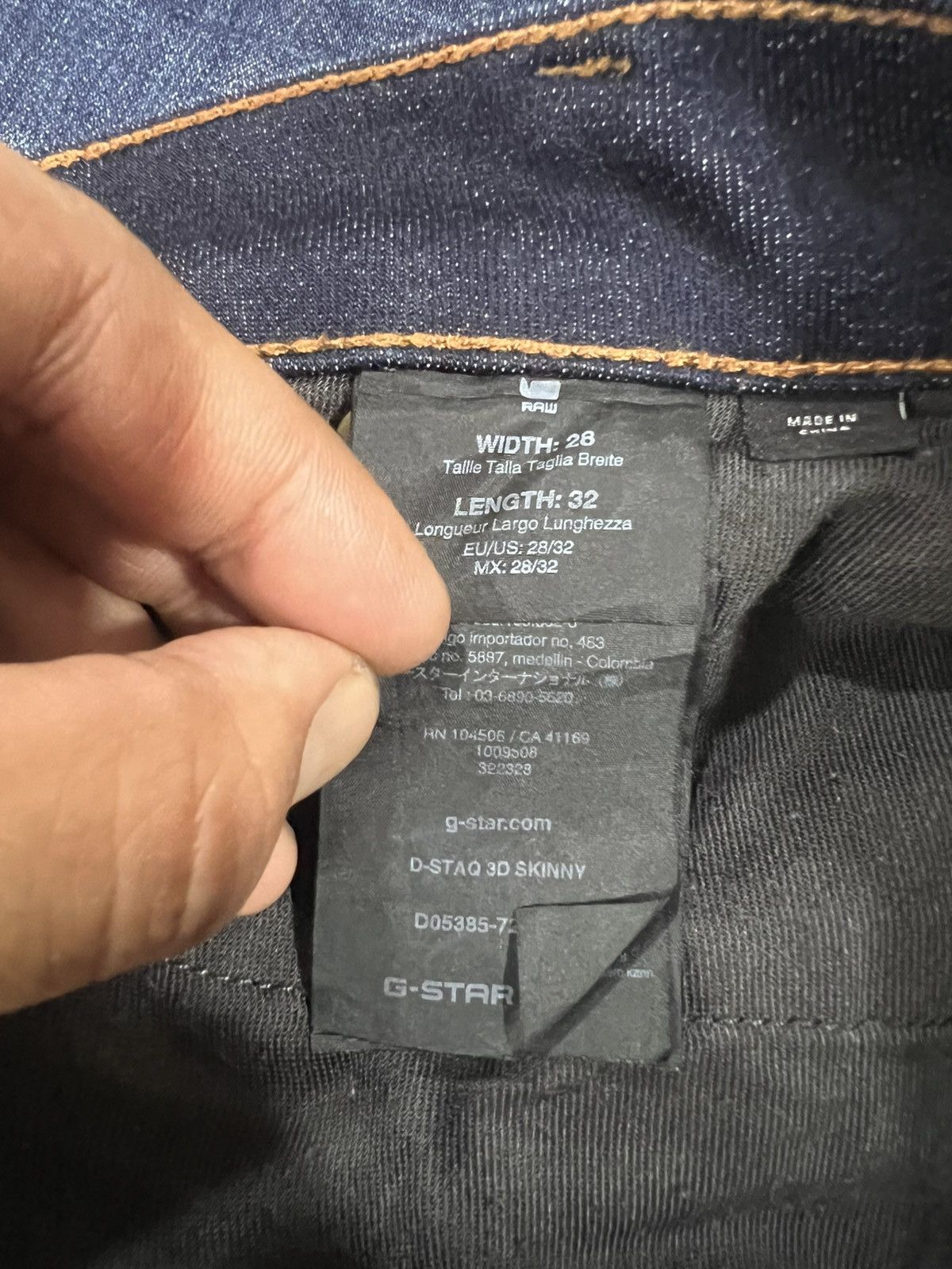 G-Star 🔥G Star Raw 3D Skinny Denim Size US 31 - 23 Thumbnail