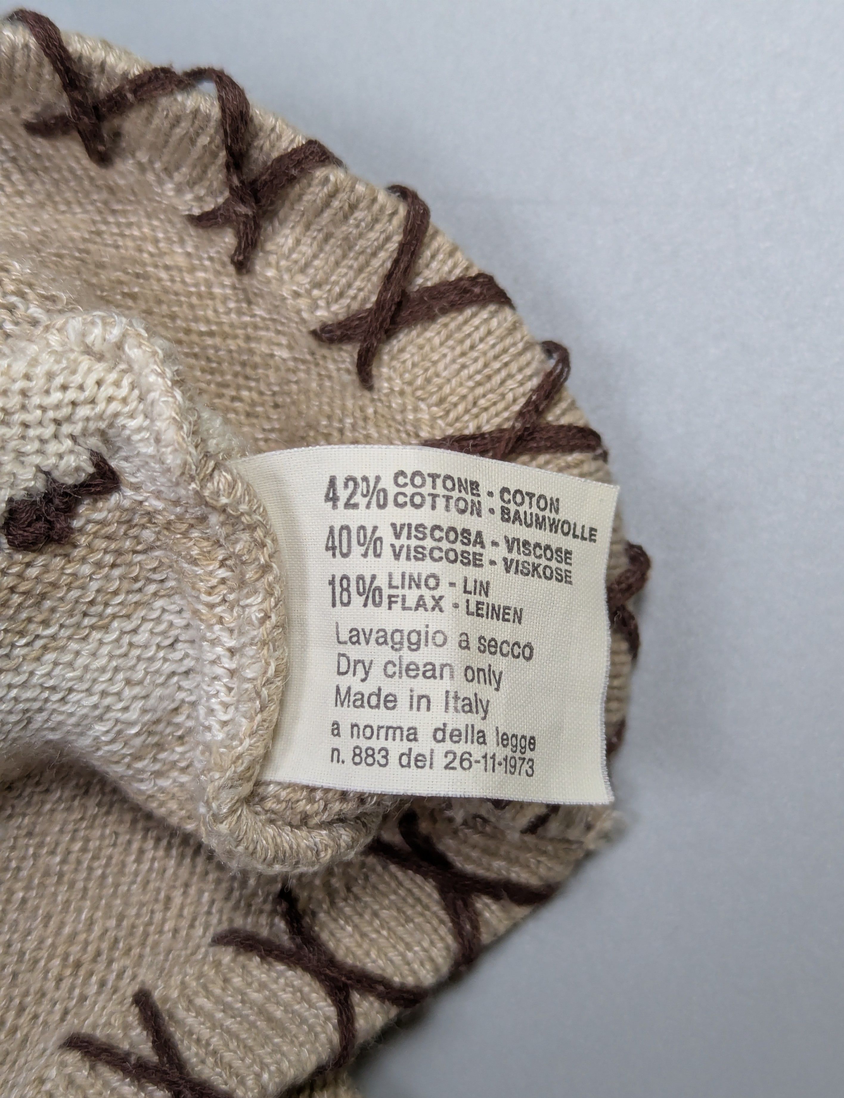Dolce & Gabbana Archive Dolce & Gabbana Y2K Avant Garde Ethno Knit Top Size M / US 6-8 / IT 42-44 - 11 Thumbnail