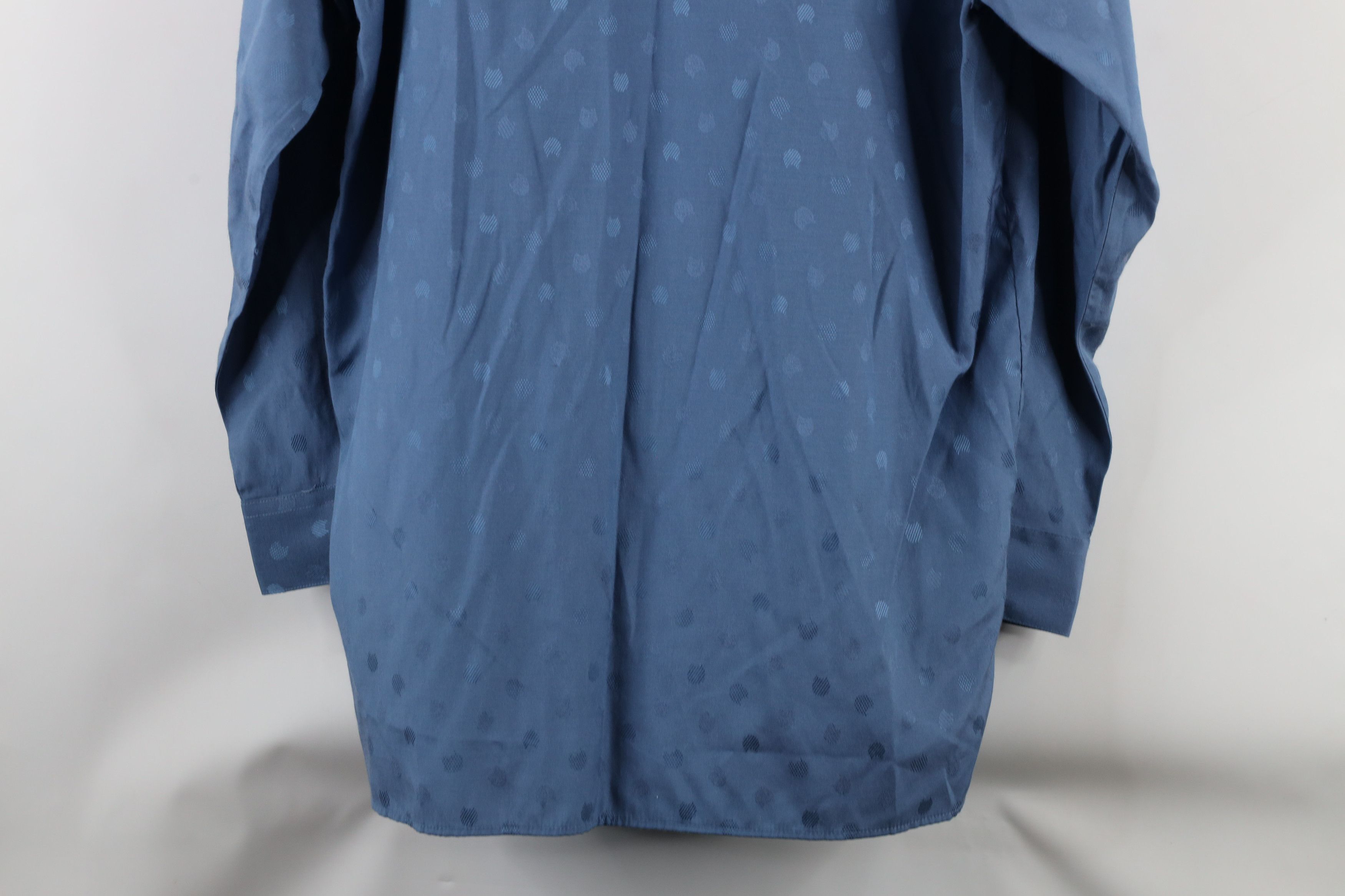 Vintage Vintage 90s Streetwear Geometric Collared Button Shirt Blue Size US M / EU 48-50 / 2 - 10 Thumbnail