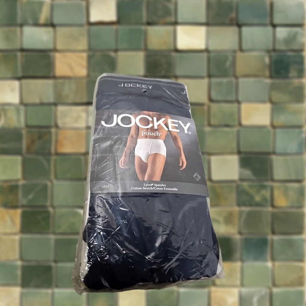 Jockey VINTAGE Jockey Boxer Brief Underwear Blue M Men 32-34 96% Cotton 4% Lycra Spandex Comfortable Fit Stretch Support Size 40R - 1 Thumbnail