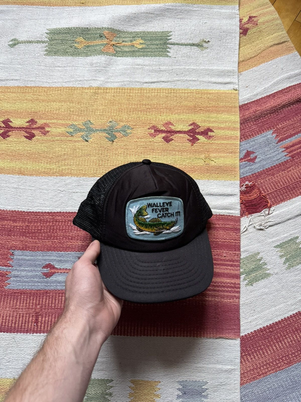 Vintage Vibrate 90’s Fishman USA Trucker Hat Size ONE SIZE - 1 Thumbnail