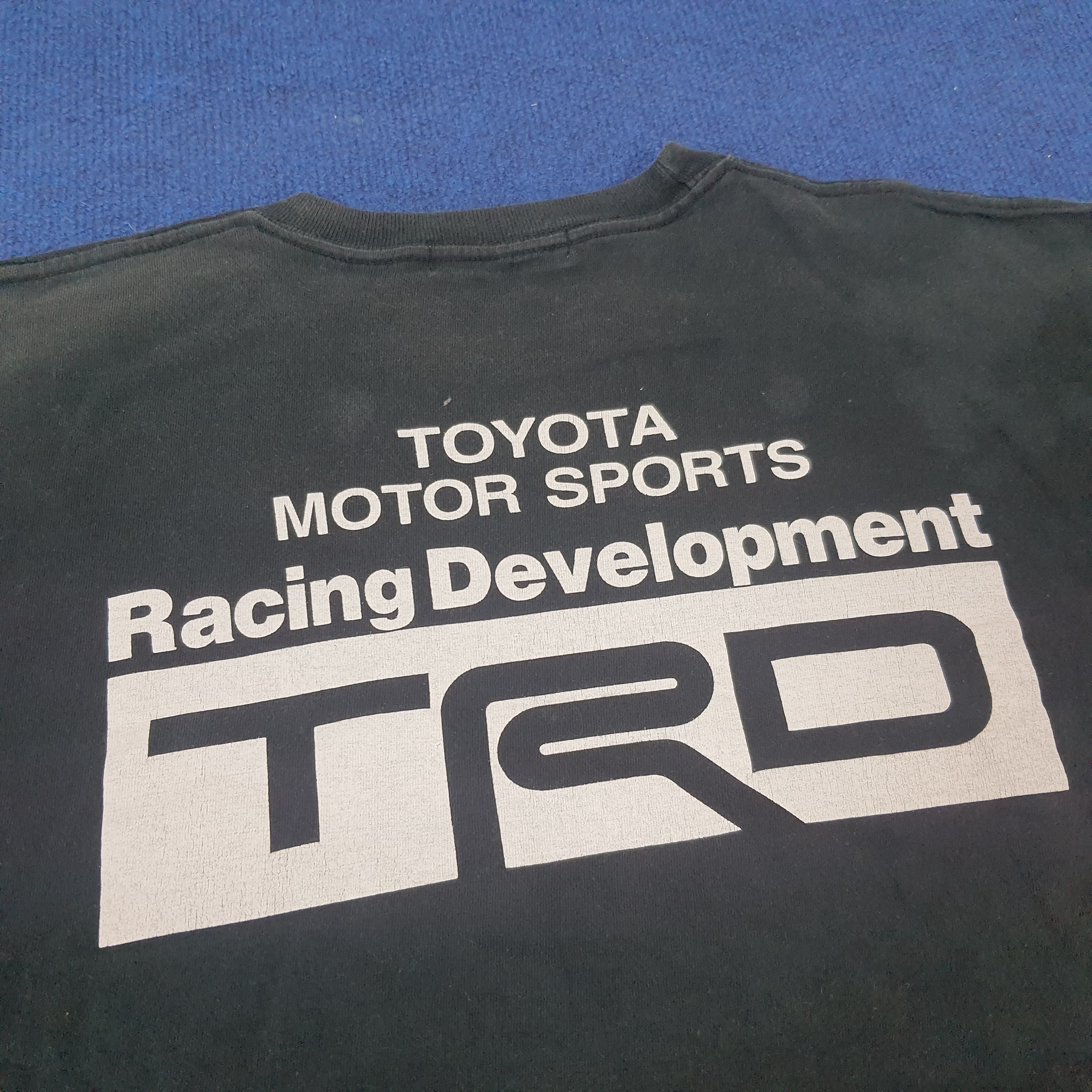 Japanese Brand × Vintage Vintage TRD Toyota Racing Japan Motorsports Tshirt Size US L / EU 52-54 / 3 - 2 Thumbnail