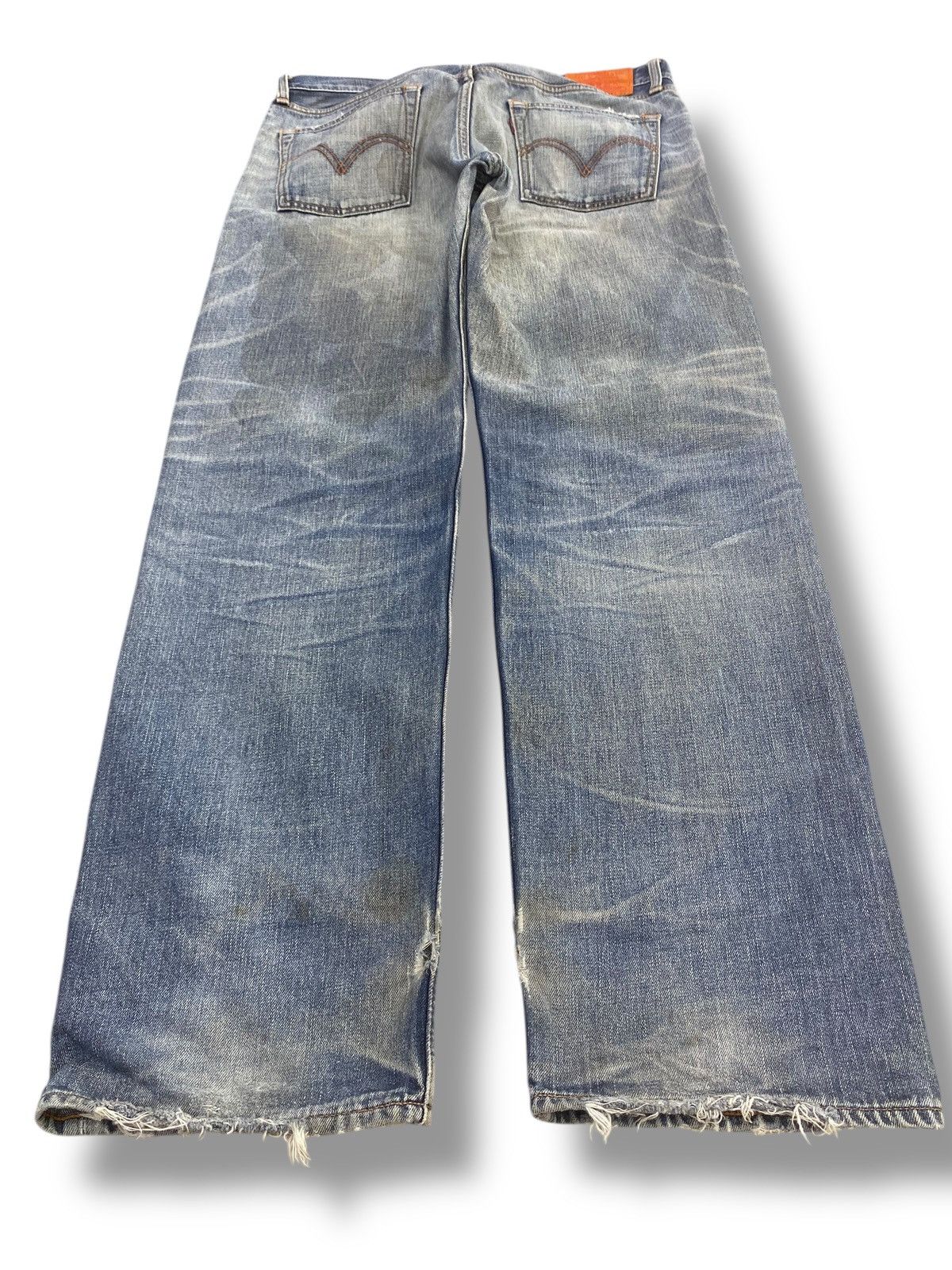 Other Japanese Brand Blue Light Wash Style Loose Jeans Size US 30 / EU 46 - 3 Thumbnail