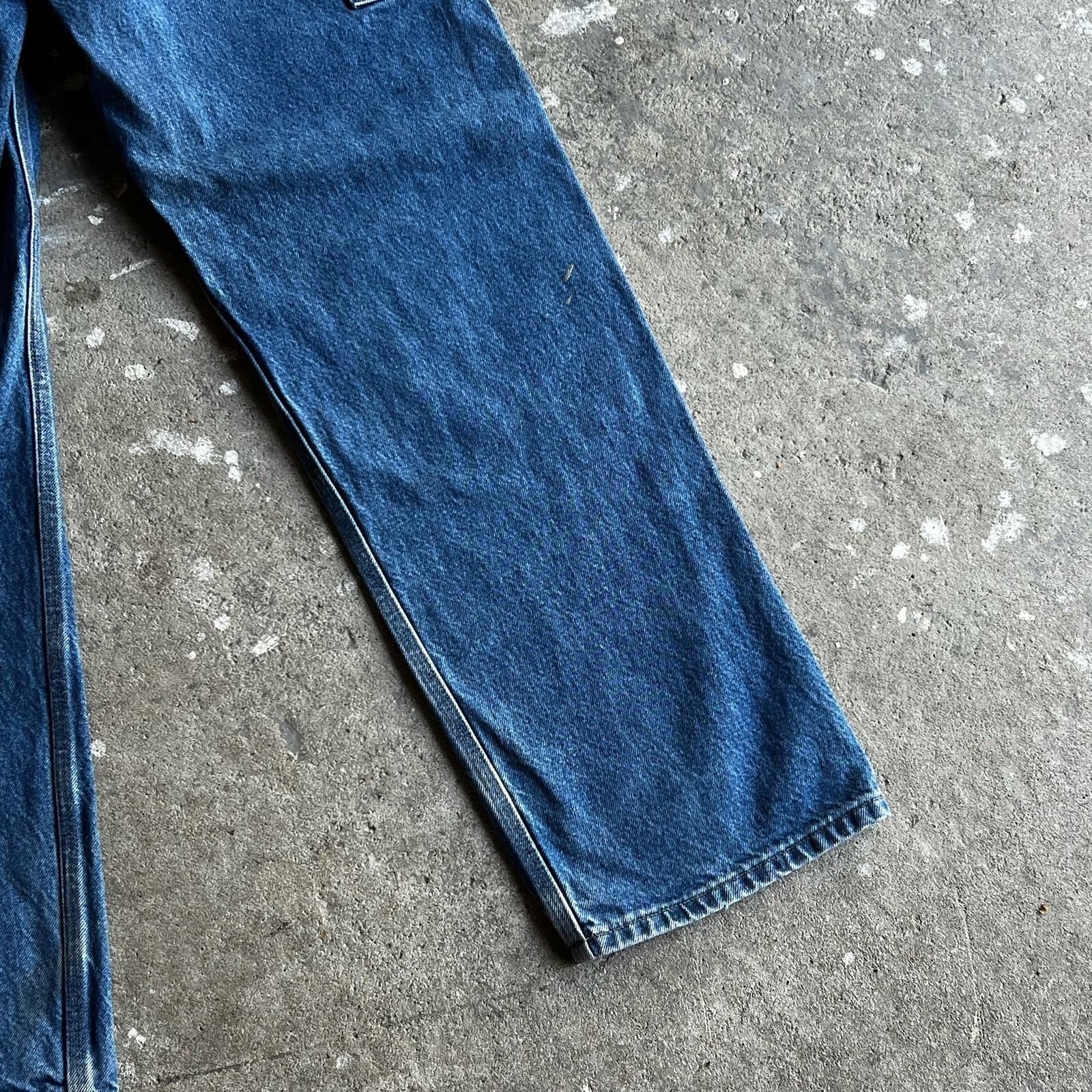 Carhartt × Vintage Carhartt denim blue jean double knee work carpenter pants Size US 29 - 10 Thumbnail