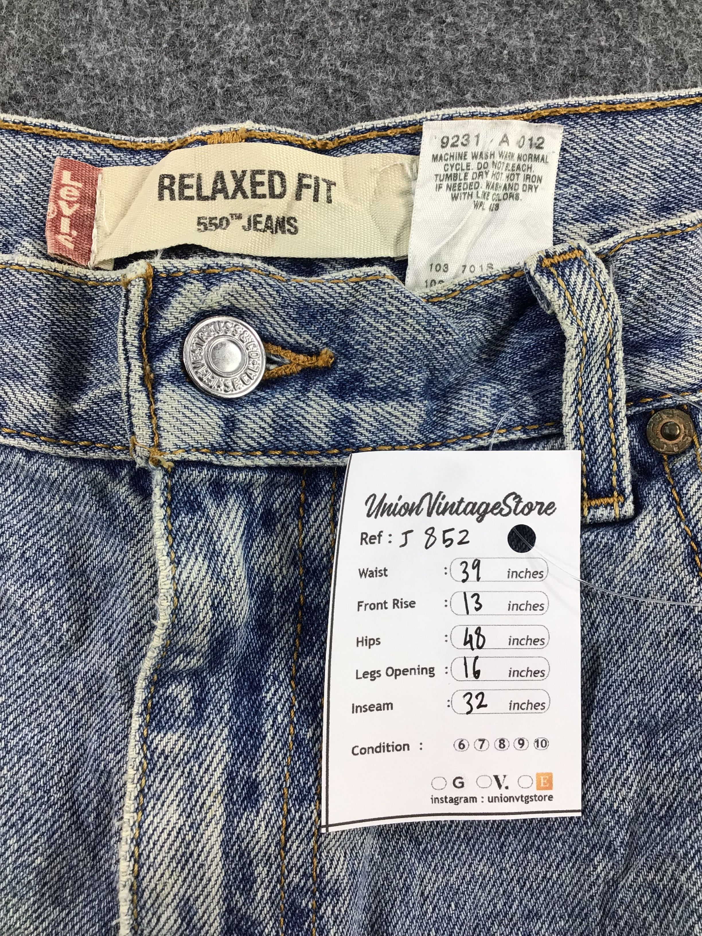 Levi's Vintage Levis 550 Jeans -J852 Size US 39 - 13 Thumbnail