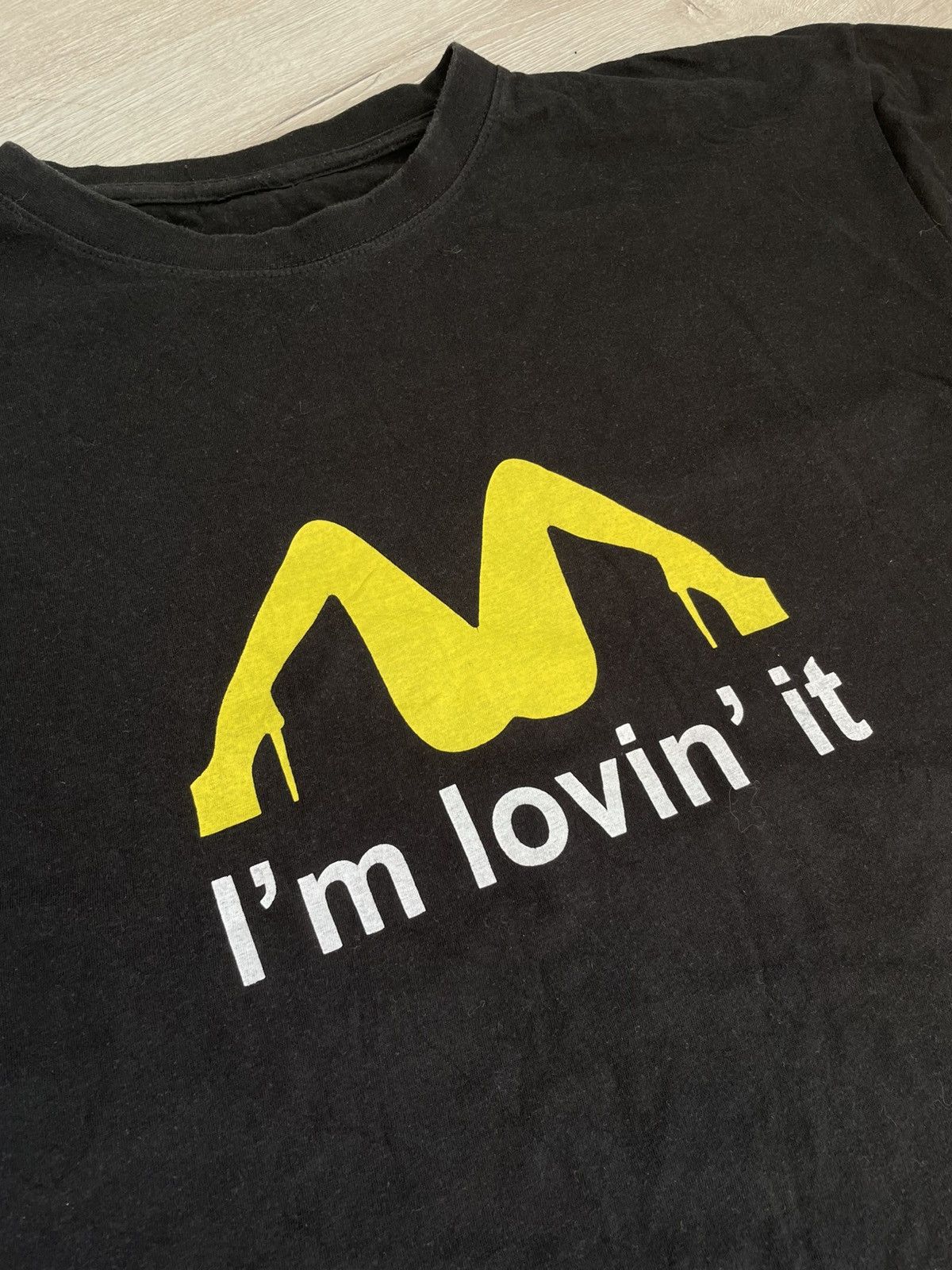 Japanese Brand × Sex Skateboards Vintage I’m Lovin’ it Comic T-shirt McDonalds Style Y2k Humo Size US XL / EU 56 / 4 - 5 Thumbnail