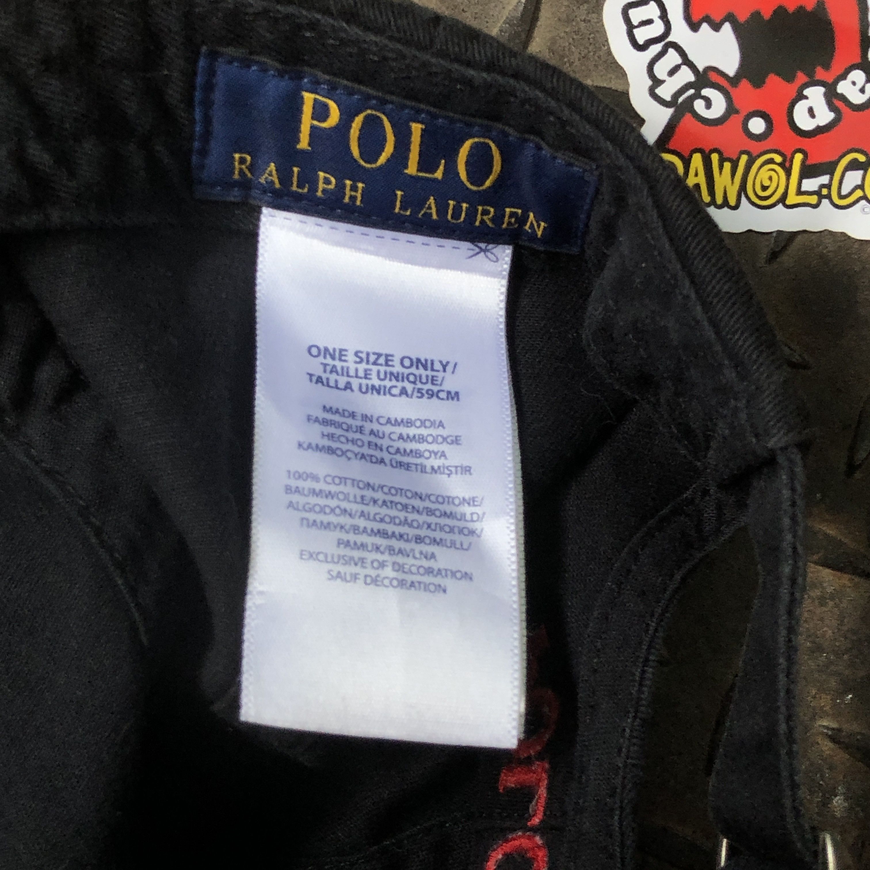 Polo Ralph Lauren Polo Ralph Lauren Black Hat Size ONE SIZE - 7 Thumbnail
