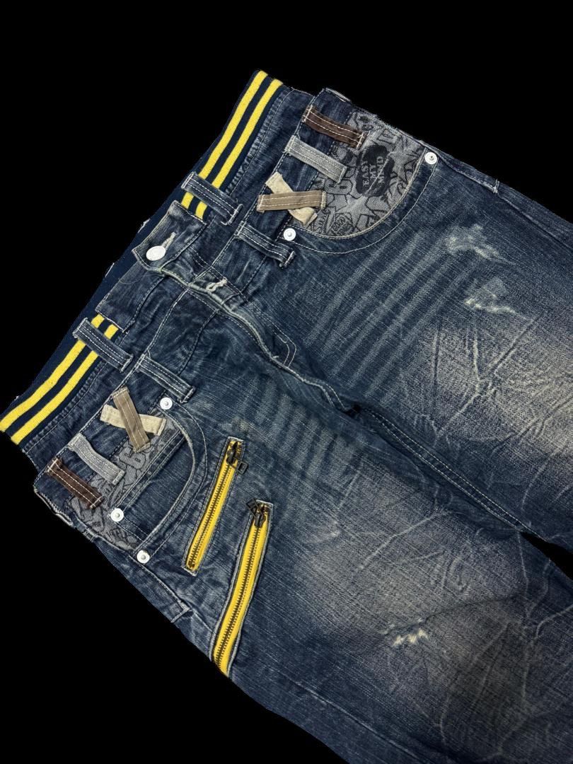 Vintage RARE Vintage Japanese Double Waist Mudwash Short Pants Sick Size US 32 / EU 48 - 6 Thumbnail