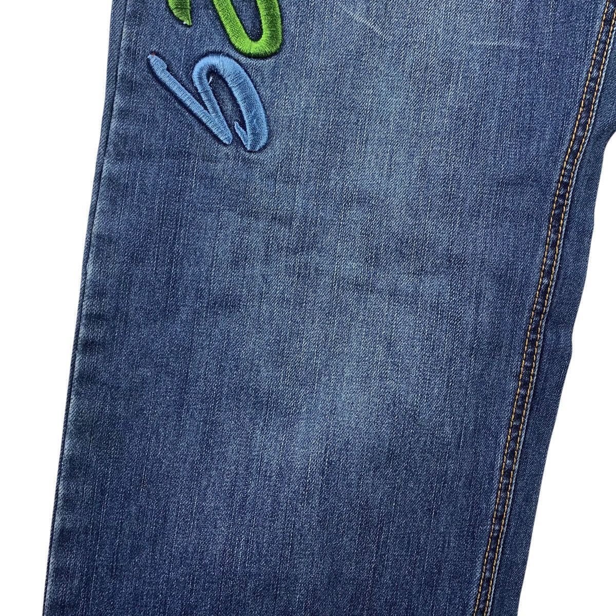 Japanese Brand LOT 29 x BUGS BUNNY embroidery design blue jeans Size US 34 / EU 50 - 9 Thumbnail