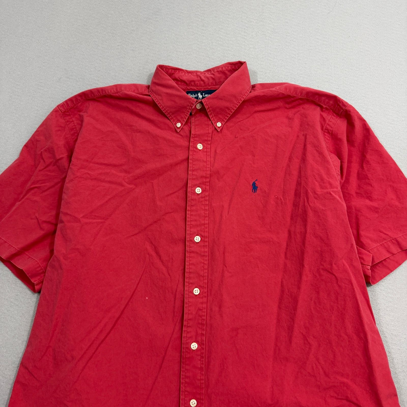 Polo Ralph Lauren Vintage Polo Ralph Lauren Blake Short Sleeve Button Shirt XL Size US XL / EU 56 / 4 - 2 Thumbnail
