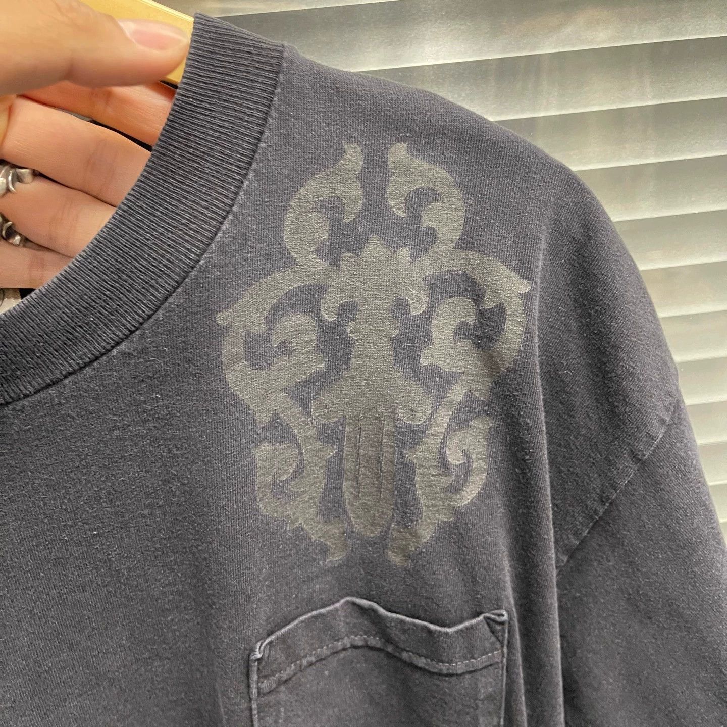 Chrome Hearts Chrome Hearts Black Sword Vine Phantom Cross Back SS L 99N Size US L / EU 52-54 / 3 - 5 Thumbnail