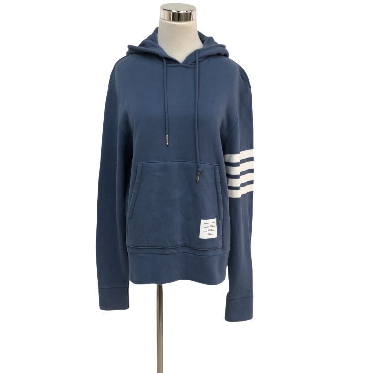 Thom Browne Thom Browne 4-Bar Stripe Hoodie Size S Size US S / EU 44-46 / 1 - 1 Thumbnail