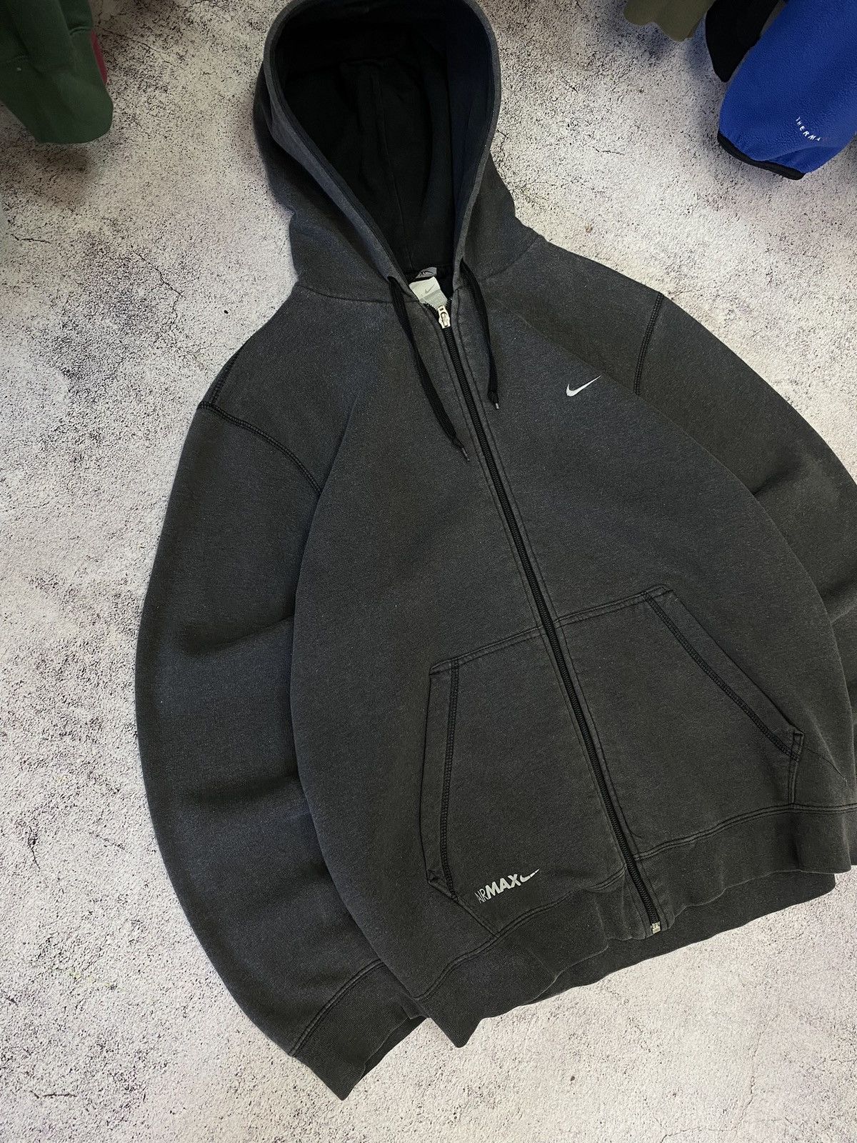 Nike NIKE VINTAGE ZIP UP HOODIE MINI SWOOSH Y2K STYLE Size US L / EU 52-54 / 3 - 4 Thumbnail