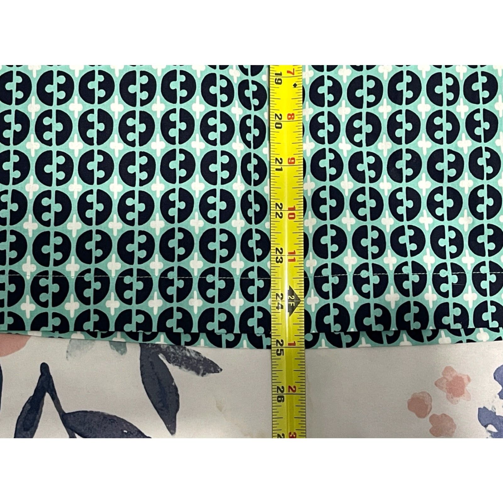 Boden Boden Womens Pencil Skirt Multicolor Geometric Lined Side Zip 100% Cotton 10L Size 32" / US 10 / IT 46 - 2 Thumbnail