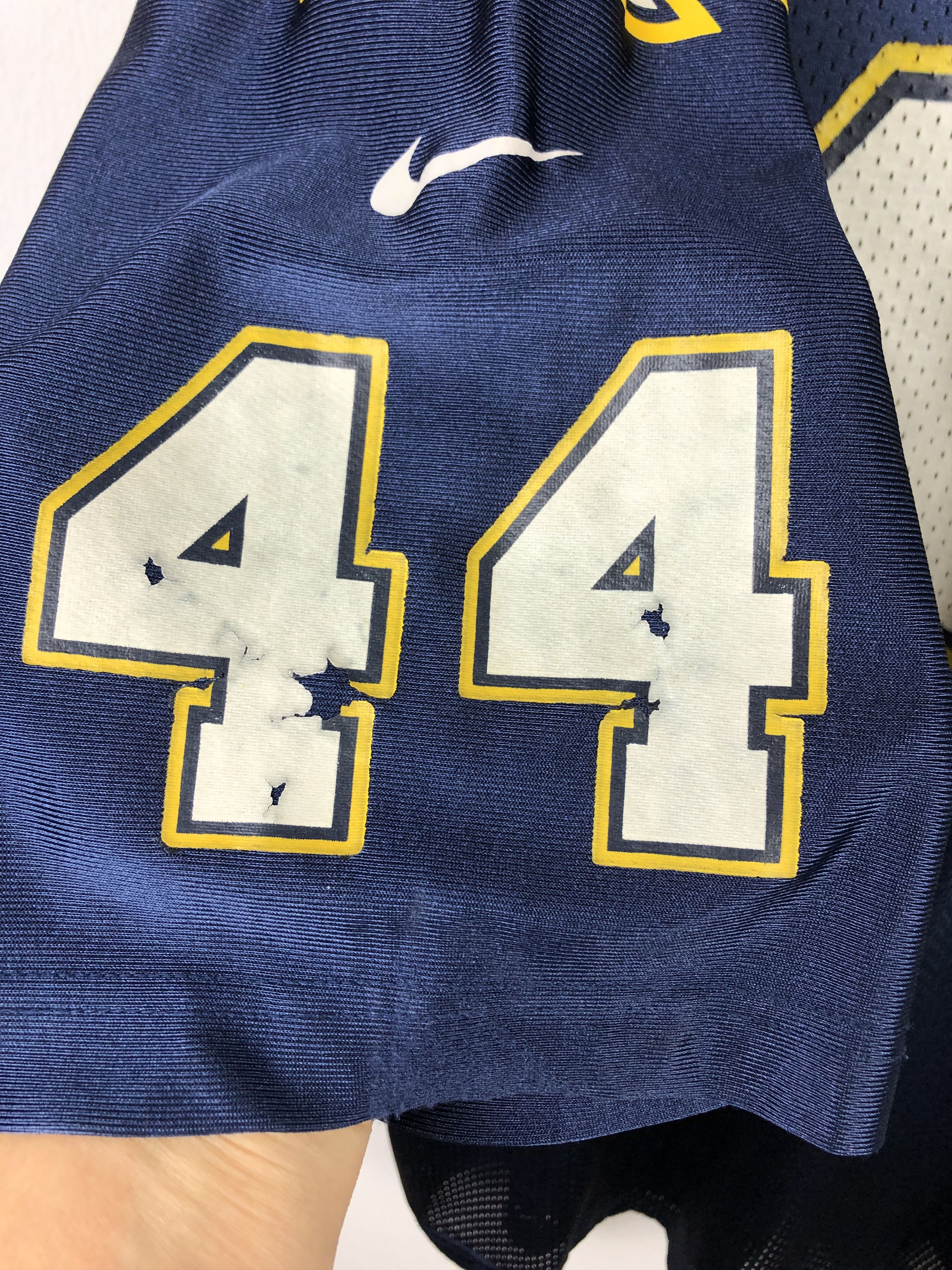 NFL Vintage 90's Nike San Diego Chargers #44 Mc Crary Jersey NFL Size US XXL / EU 58 / 5 - 3 Thumbnail