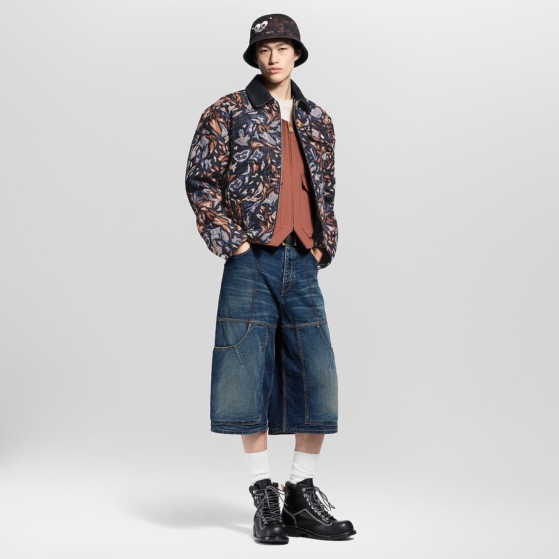 Louis Vuitton Sequin-Embellished Workwear Blouson Size US S / EU 44-46 / 1 - 4 Thumbnail