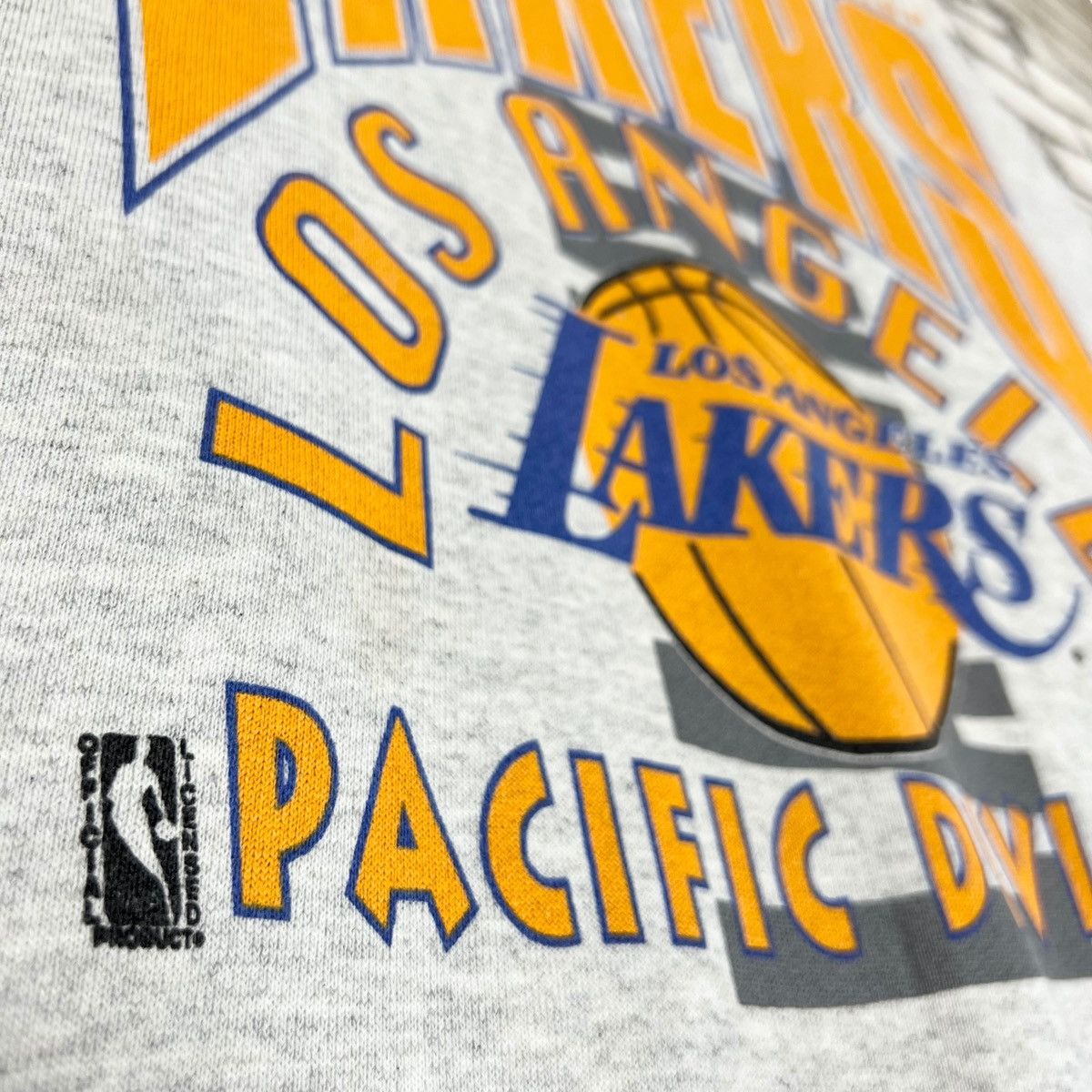 NBA Vintage 90s NBA Los Angeles LA Lakers Sweatshirt Size US L / EU 52-54 / 3 - 7 Thumbnail