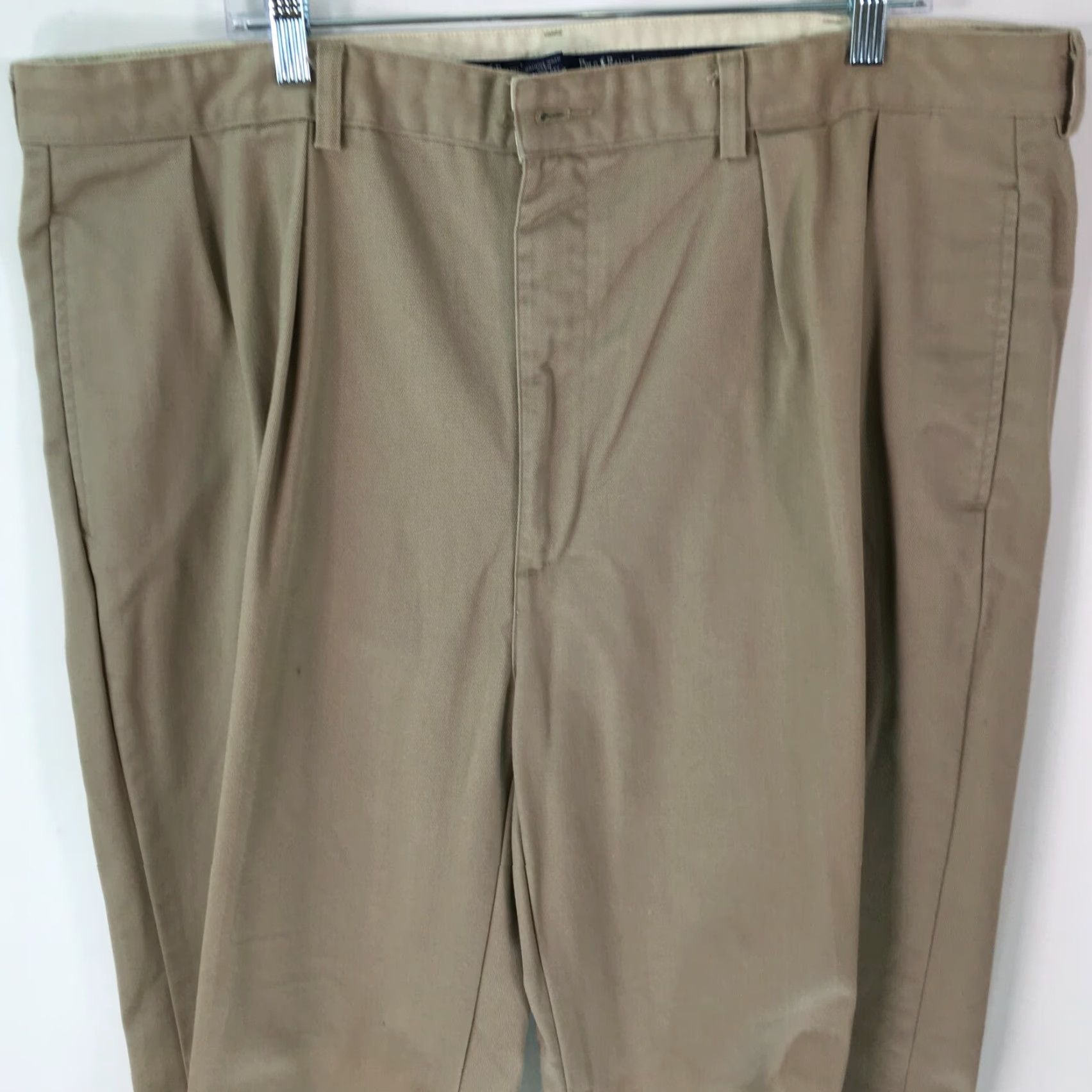 Polo Ralph Lauren Polo Ralph Lauren Men's Dress Pants Tan Regular Fit Size 42x30 Straight Pleated Casual 90s Size US XL / EU 56 / 4 - 2 Thumbnail