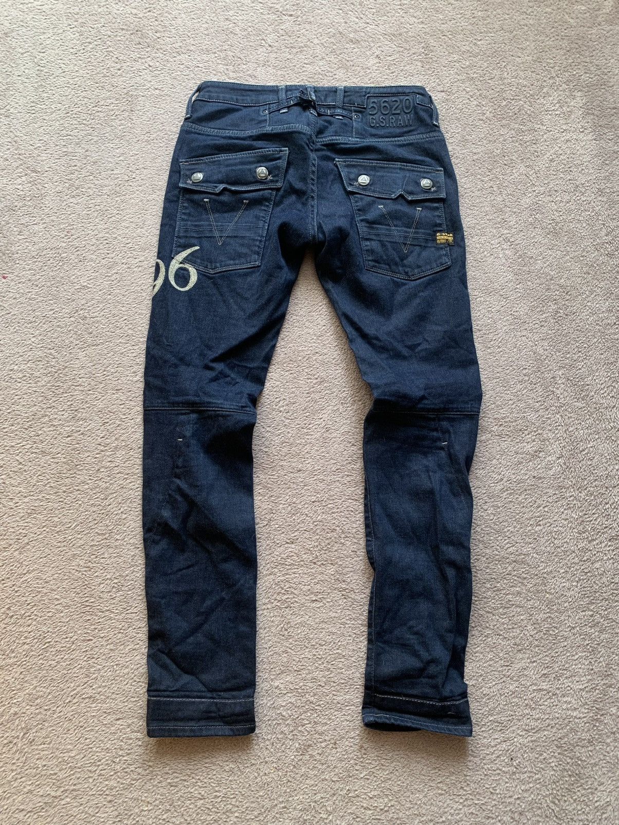 Vintage Y2K G-Star Motor 5620 Tapered Embro Jeans LGB levis vibe Size US 26 / EU 42 - 1 Thumbnail