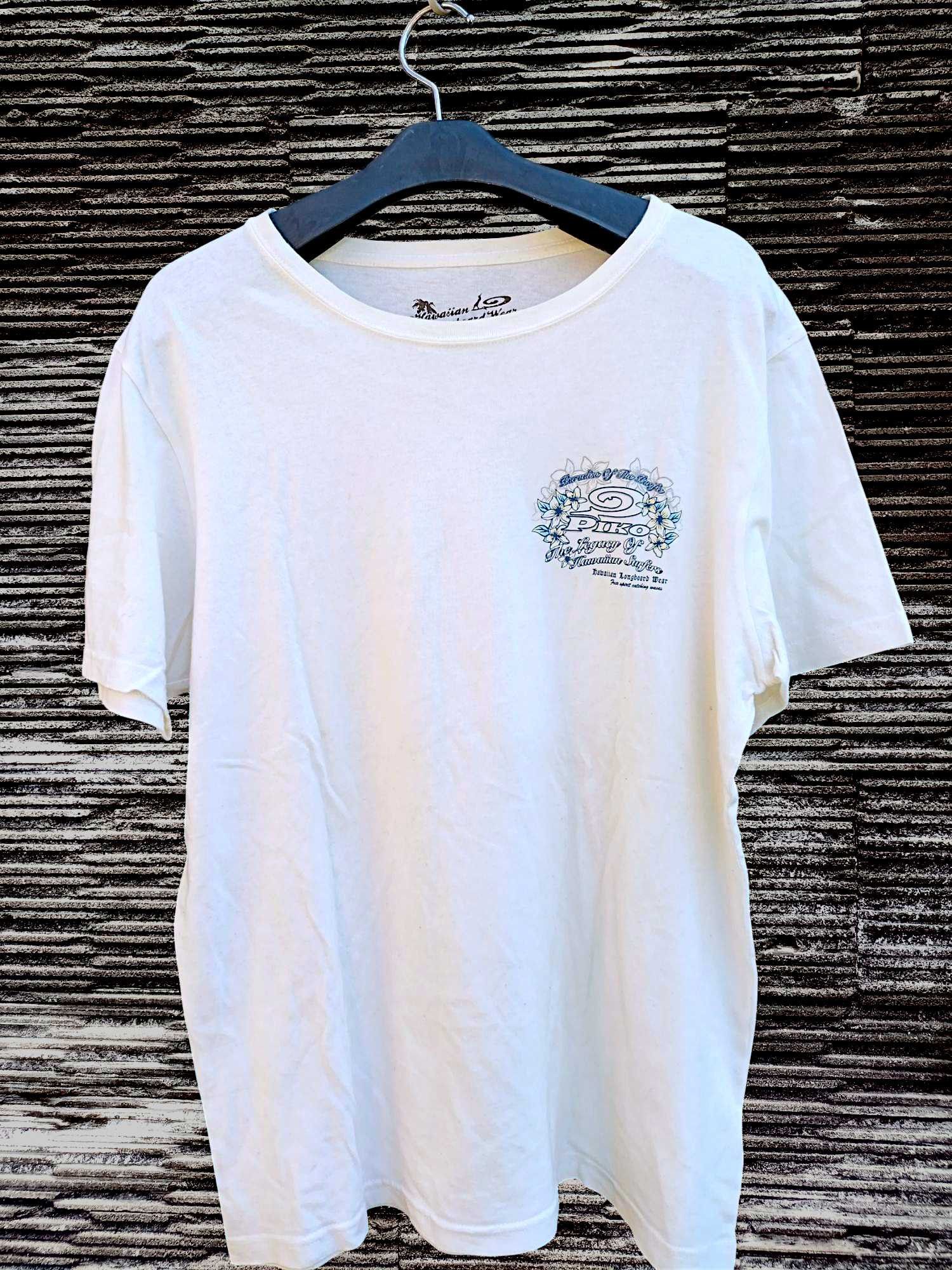 Japanese Brand × Vintage 90’s PIKO RARE HAWAIIAN LONGBOARD WEAR SURF Y2K TEE Size US L / EU 52-54 / 3 - 4 Thumbnail