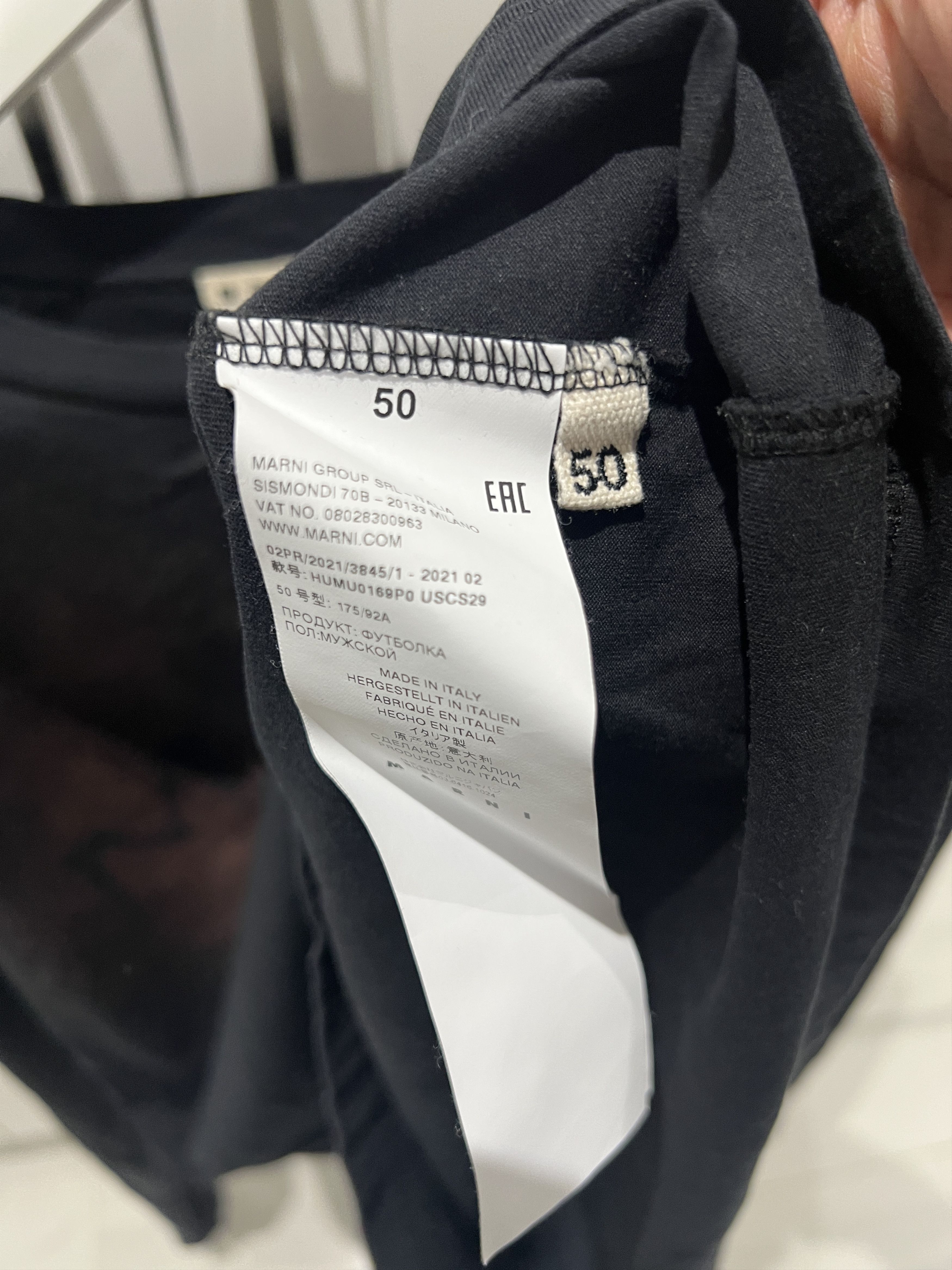 Marni Marni Black Long Sleeve Size US L / EU 52-54 / 3 - 4 Thumbnail