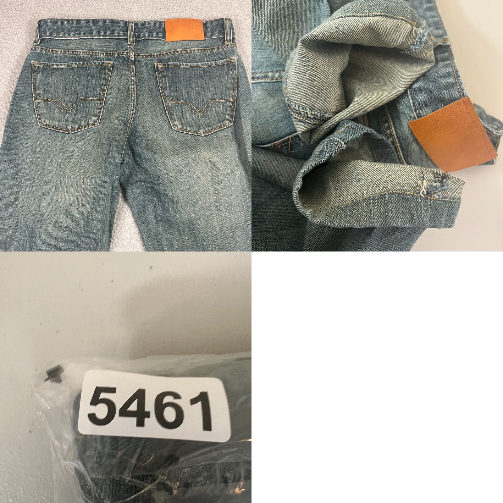 Vintage LACROSSE Jeans Mens 34x28 Straight Leg Denim 5-Pocket Blue USA Size US 34 / EU 50 - 8 Thumbnail