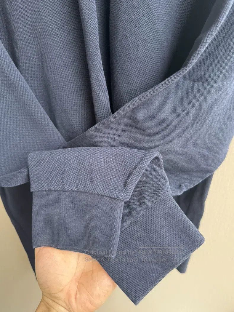 Miu Miu Miu Miu Size XS Navy blue long sleeve polo shirt Size XS / US 0-2 / IT 36-38 - 4 Thumbnail
